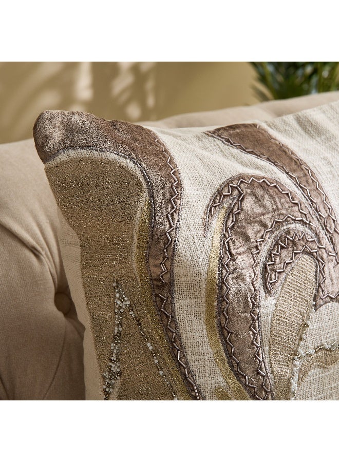 Home Box Beaudra Marble Beaded Cushion for Home Decor - Image 2