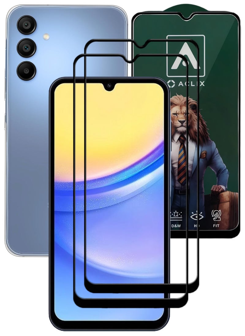 ACLIX 2 Pieces Antistatic ESD Dustproof Premium Quality High Definition Tempered Glass Screen Protector Designed For Samsung Galaxy A16 5G - Image 1