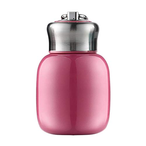 Gets Mini 7 oz Stainless Steel Water Bottle, Portable Small Sports Vacuum Insulated Water Bottle Leak Proof Sport Tumbler Cup Hot and Cold Water Bottle (Rose) - Image 1