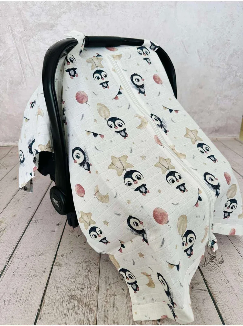 جونييروس Muslin Stroller Cover and Infant Carrier Cushion