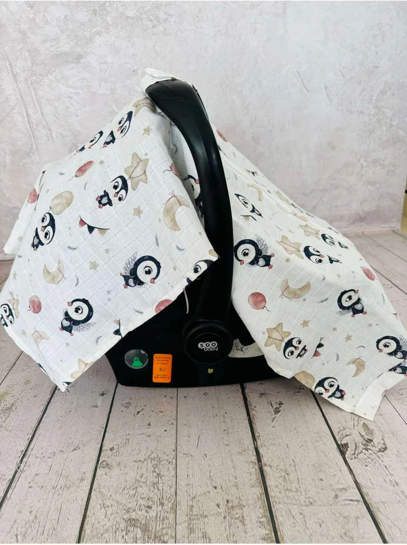 جونييروس Muslin Stroller Cover and Infant Carrier Cushion