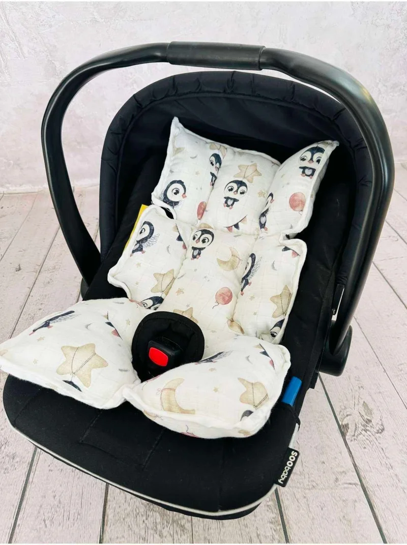 جونييروس Muslin Stroller Cover and Infant Carrier Cushion