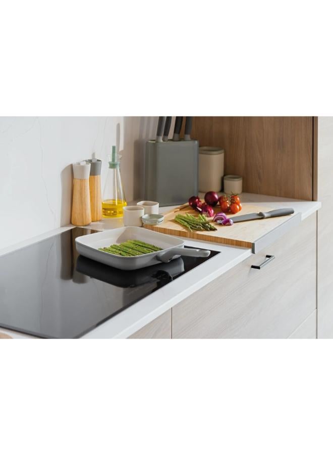 Berghoff Pack Of 4 Frying Pans (20Cm And 24Cm)  Grill Pan (24Cm) The Pancake Pan (26Cm)-Grey - Image 2