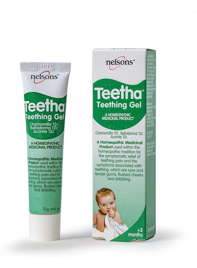 Nelsons Teetha Teething Gel (15g), Babies 3 Months + - Image 2