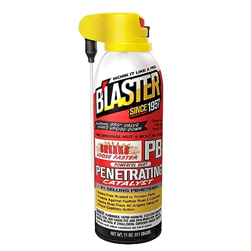 blaster B'laster 16-PB-DS ProStraw Powerful Rust Penetrating Catalyst and Lubricant for Use on Automotive, Industrial, Marine and Plumbing Equipment, 11 oz, Pack of 12 - Image 4