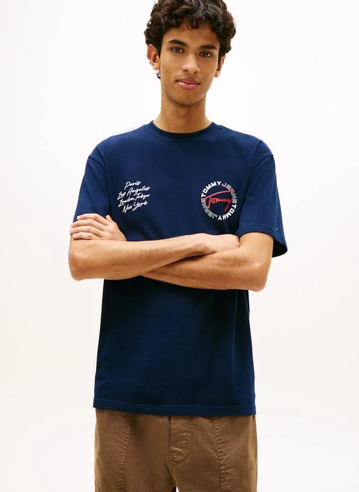 TOMMY JEANS Circular Back Logo Relaxed T-Shirt