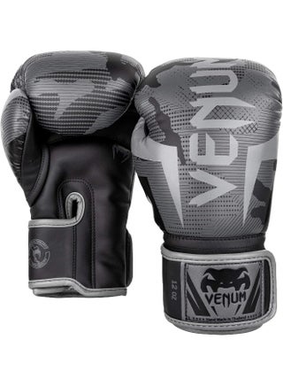 Elite Adults Boxing Gloves –Black/Dark Camo– 16oz - view 2