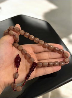just naturals German Faturan Prayer Beads For Men 33 Beads Size 8.8mm x 10.5mm  - Image 1