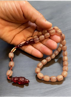 just naturals German Faturan Prayer Beads For Men 33 Beads Size 8.8mm x 10.5mm  - Image 4