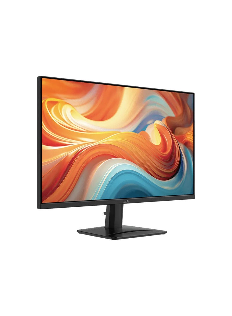 MSI PRO MP275Q E14 27″ WQHD IPS Monitor, 144Hz Refresh Rate, 1ms MPRT, FreeSync/Adaptive Sync, HDR Ready, 178° Wide View Angles, 10-bit 1.07B Colors, HDMI + DisplayPort, Built-in Speakers, Eye-Care Technology, Ergonomic Tilt & VESA Mount, Black | 9S6-3PF2CM-018 - Image 2