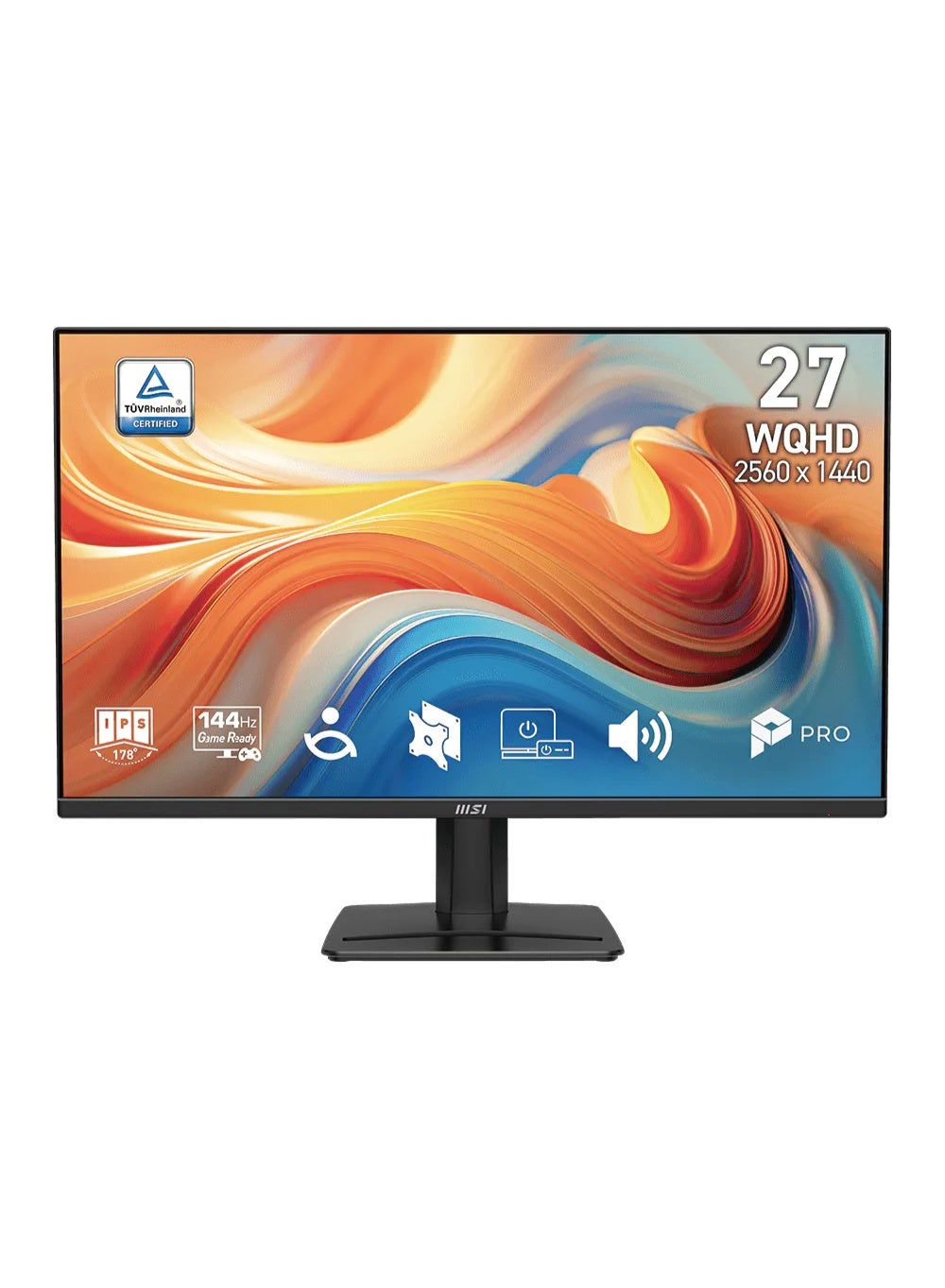 MSI Pro MP275Q Business Productivity Monitors, 27" WQHD IPS Display, 100Hz Refresh Rate, 1ms (MPRT) Response Time, Adaptive Sync Technology, 2x 2W Speakers, 1.07B Display Color, Black | 9S6-3PC3CM-034 price comparison Qatar – cheapest at Microless