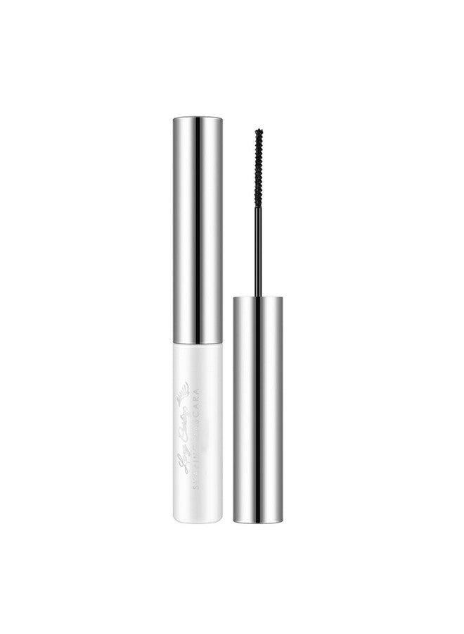 LESITI Black Waterproof Mascara for Fine Short Eyelash, Small Wand Brush Mascara, Long-Lasting, Smudge-proof, Voluminous Eyelashes, Gift(1 Pcs) - Image 1