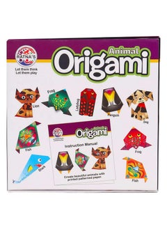 RATNA'S RATNA'S DIY Origami Animals. Origami Sheets Included Inside.Create Your OWN Jungle with The Help of Origami (Multicolor)  - Image 2