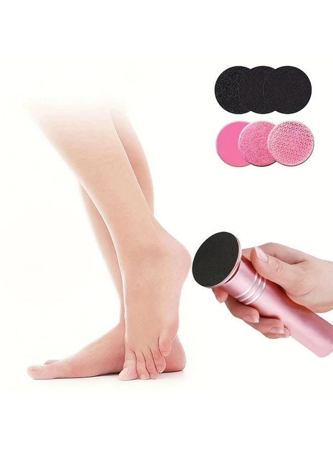 Black Electric Foot Grinder Cordless USB Rechargeable 2 Speed Callus Remover - Image 4