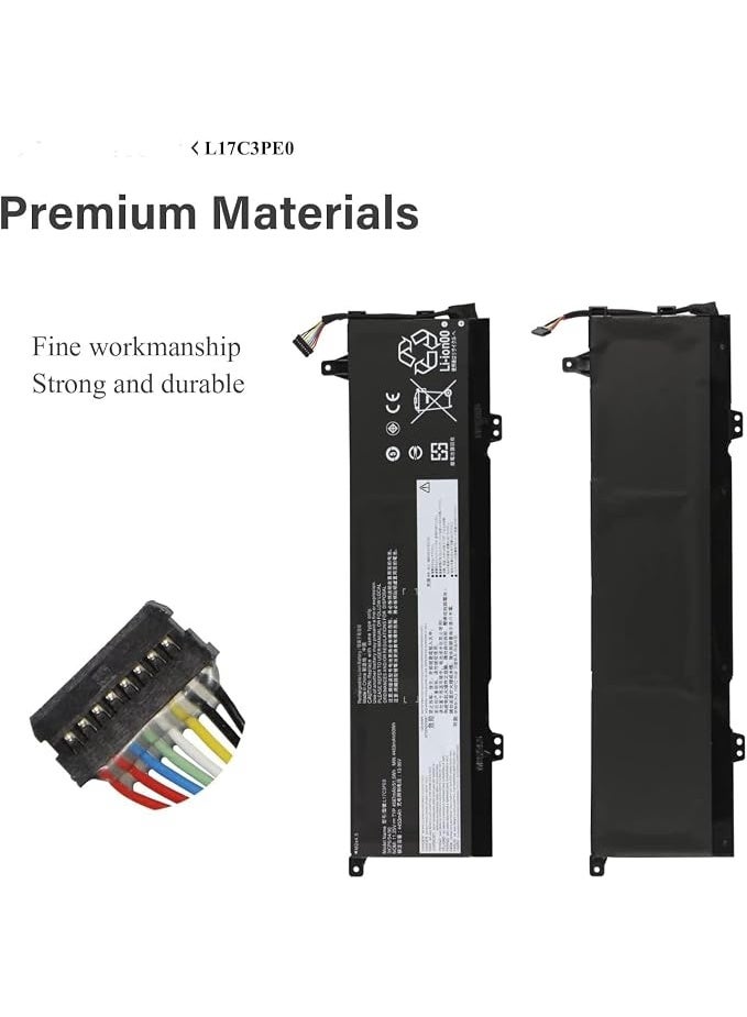 Battery For L17C3PE0 L17L3PE0 5B10Q39196 5B10Q39197 Lenovo Yoga 730-15 730-15IWL 730-15IKB 730-151KB 81CU 81JS 15.6 Inches 11.2 Inches 5V 51. 4587mAh - Image 2