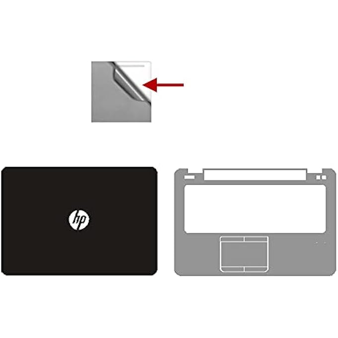 rayihni ملصق واقي جديد لجهاز اللابتوب HP ELITEBOOK 840 G1 - غلاف مضاد للخدوش من الفينيل - Image 1