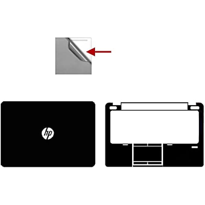 rayihni ملصق واقي جديد لجهاز اللابتوب HP ELITEBOOK 840 G1 - غلاف مضاد للخدوش من الفينيل - Image 2