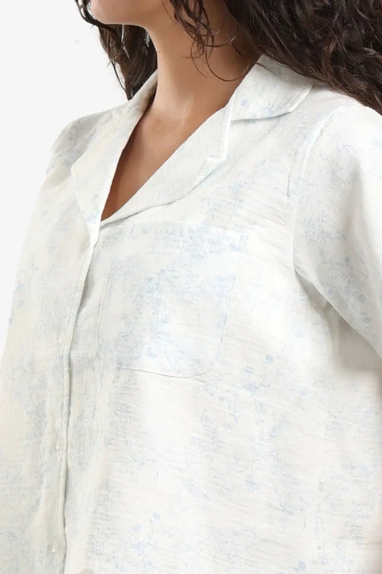 Carina Botanical Print Pyjama Set - Image 5