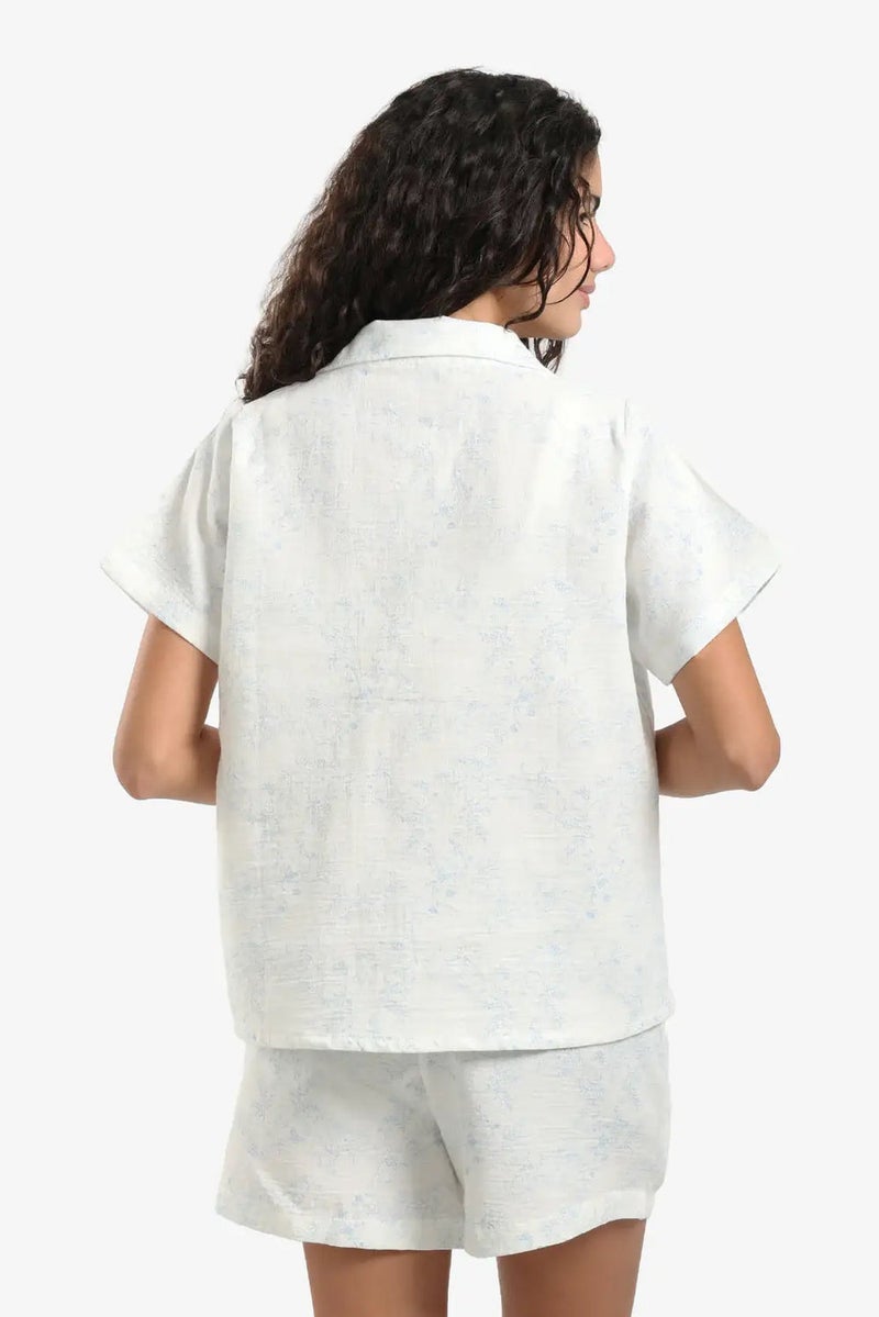 Carina Botanical Print Pyjama Set - Image 4
