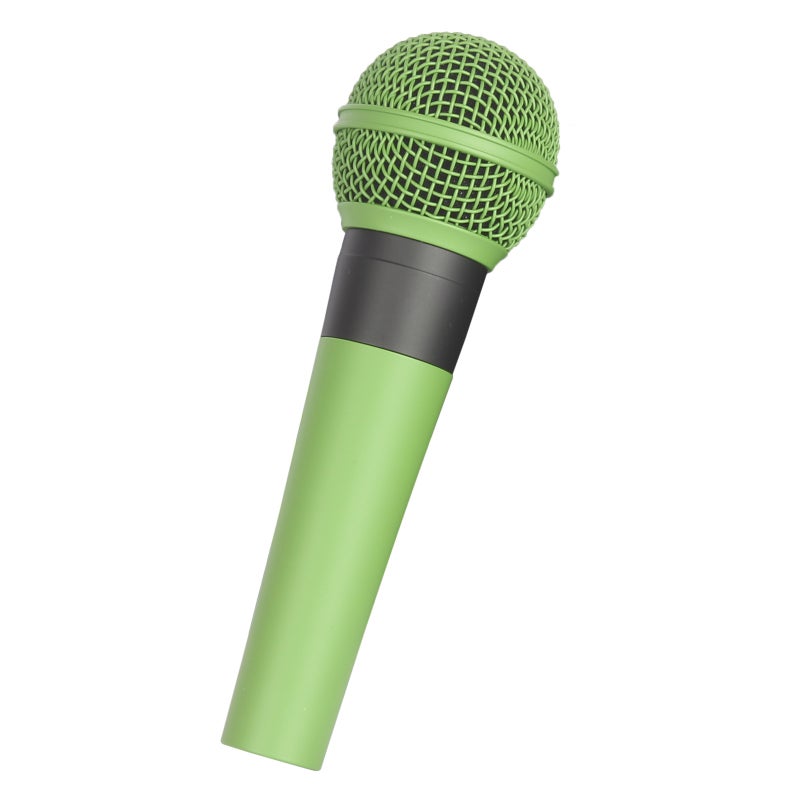 ميكروفون ديناميكي محمول باليد مع موصل XLR معدني ثلاثي الدبابيس للعروض المسرحية - التقاط صوتي قلبي الشكل مع تقليل الضوضاء واستنساخ صوتي واضح، ميكروفون سلكي للاستخدام المباشر - Image 1