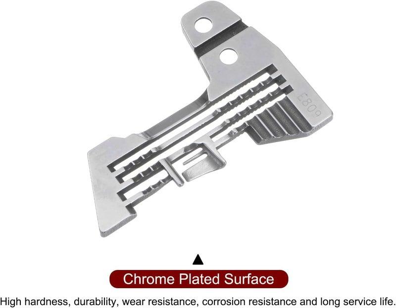 SSS E809 NEEDLE PLATE SIRUBA 4 THREAD 747 OVERLOCK INDUSTRIAL SEWING MACHINE PACK OF 1 - Image 4