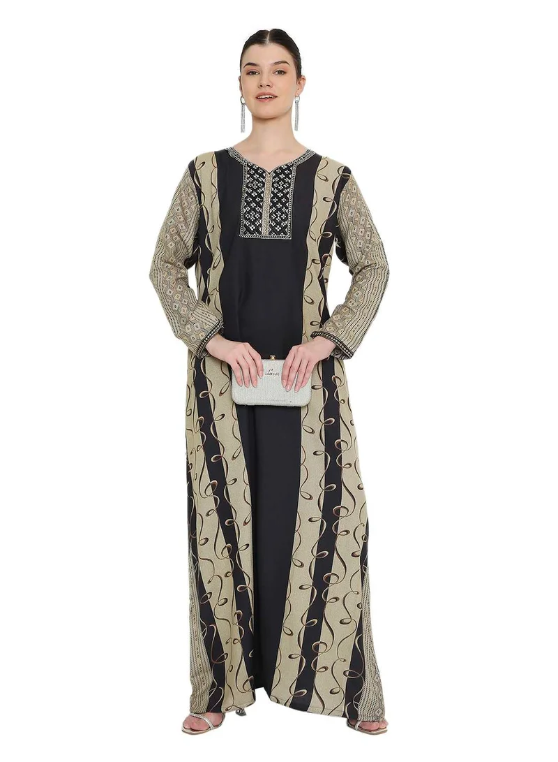 HANA & SARA traditional long arabic jalabia dress with unique design and style