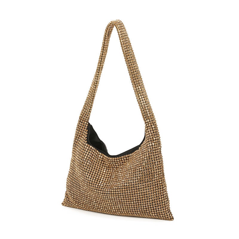 Full Diamond Underarm Bag Women'S Bag 2026 Spring New Fashion Diamond-Encrusted Handbag Guangzhou Shiling Luggage - Image 1
