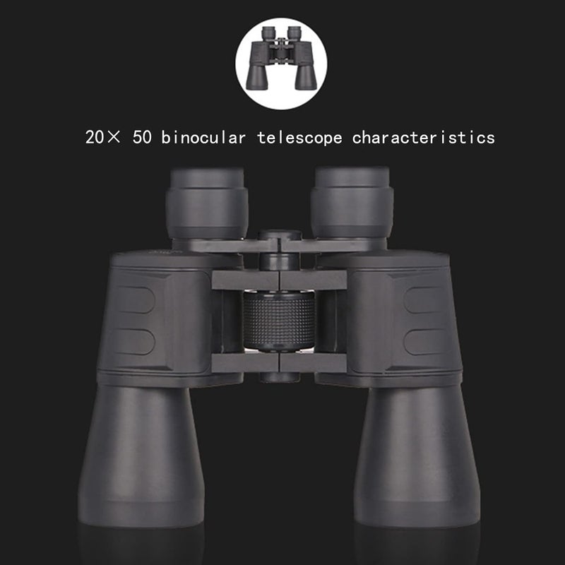 woobles 20 X 50 Binoculars For Adults High Definition Large Field Of View Binoculars For Bird Watching Animals Viewing Outdoor Sports Game Concerts Black - Image 4