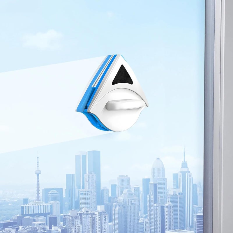 High Rise Window Cleaner, Double Sided Glass Wiper, With Strong Attachment Force, Fall Proof Design, For 3-8 Mm Single Layer Glass, Easy To Use, 6.3 X 4.9 In - Image 3