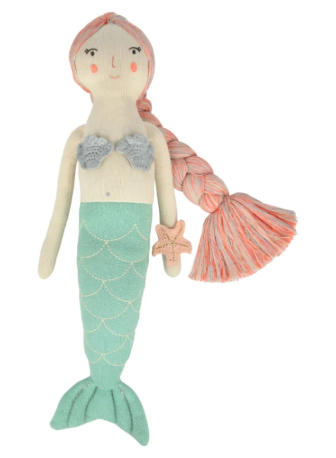 Meri Meri Green/Blue Knitted Mermaid
