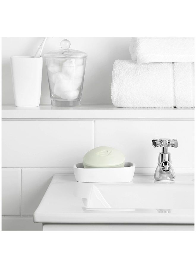 Dove بار الجمال لبشرة أنعم تقشير لطيف أكثر ترطيبًا من صابون البار، 3.75 أونصة (عبوة من 4) - Image 3