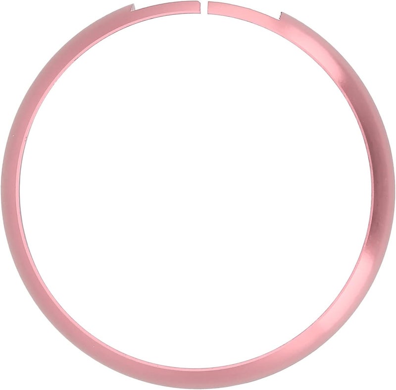 GLOGLOW Nan Aluminum Alloy Remote Key Fob Ring Trim Replacement, Lightweight Durable Bezel for MINI R55 R56 R57 R58 R59 R60 Key Fob Vehicle TechnologyGPS and Safety (Pink) - Image 1