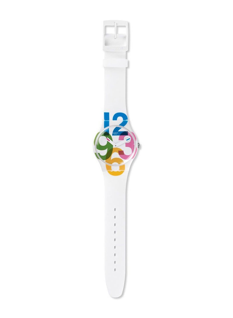 Swatch ساعة يد رجالية مقاومة للماء بحركة كوارتز في اتجاه عقارب الساعة - 41 مم - Image 3