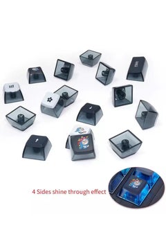 SKYLOONG GK7 PBT Translucent Keycaps Compatible with 60%/65%/75%/80%/96%/100% Keyboard Layout (Twilight)  - Image 5