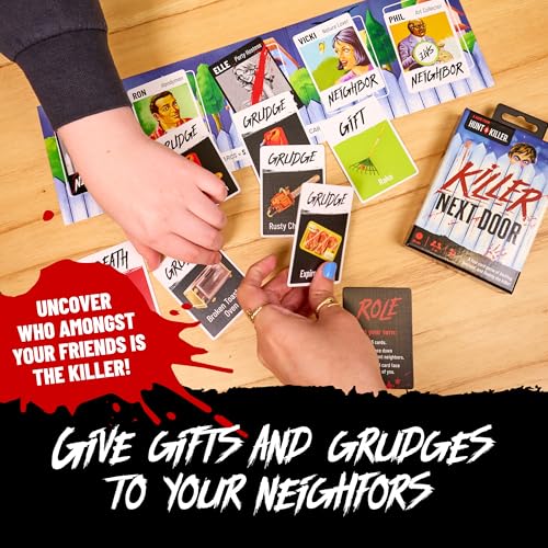 Hunt A Killer: Killer Next Door  Fun Family And Adult Games For Game Night  Great Small Gift For Friends Or Stocking Stuffers Includes Fast-Paced Social Deduction Gameplay  For Ages 10+ - Image 4