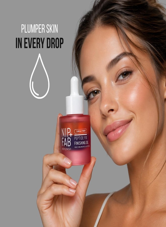 Nip+Fab Peptide Fix Finishing Oil 2%, 1.01 fl oz, Perfect Finish for All Skincare Routines, Support the Skin Barrier, Brighter Smoother Skin Lightweight Bi-Phase Anti-Wrinkle Formula - Image 3