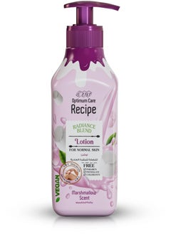 Eva Radiance Blend Lotion For Normal Skin Marshmallow Scent 370 Ml 