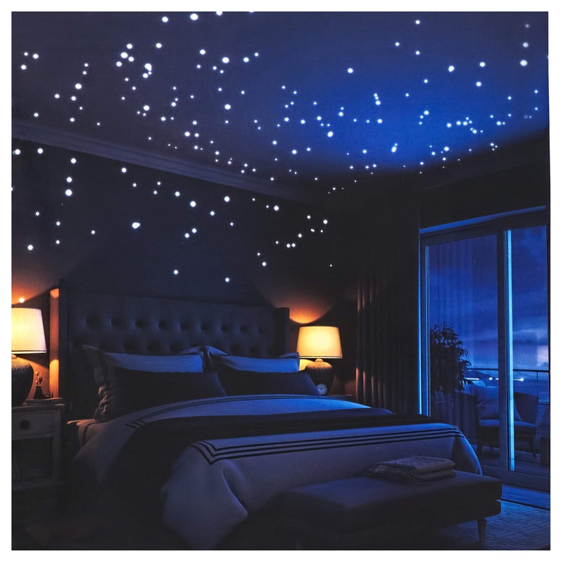 Glow in The Dark Stars Wall Stickers Adhesive Dots Stars and Moon for Starry Sky Galaxy Decor Bright and Realistic for Any Room324 Ceiling Stars Wall Decals Space Decal for Kids Bedroom