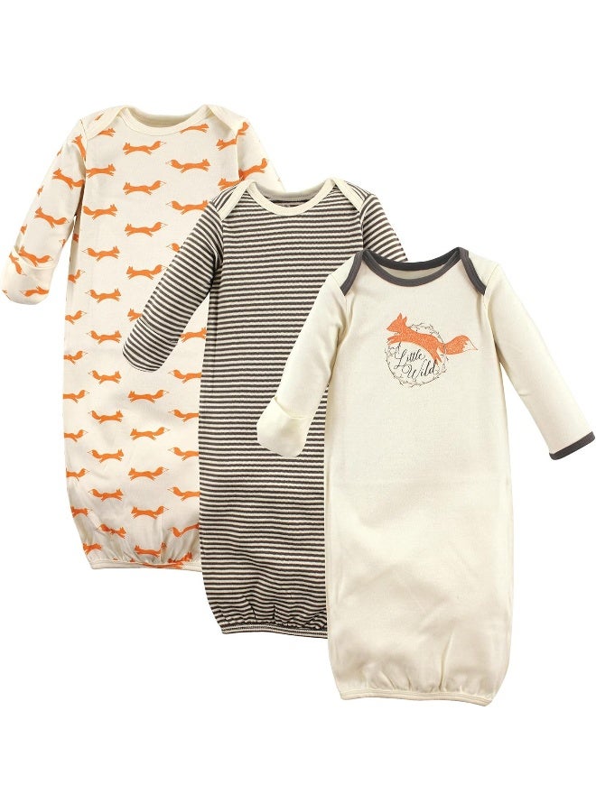 Touched by Nature Touched by Nature Unisex Baby Organic Cotton Gowns  - Image 1