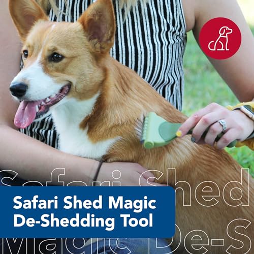 Coastal Pet - Safari - Shed Magic De-Shedding Tool for Dogs with Short to Medium Hair, No Color, Medium (6.25" L x 3.5" W) - Image 2