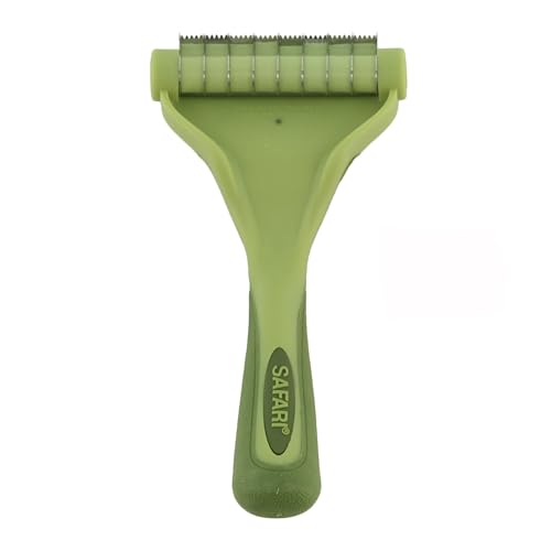 Coastal Pet - Safari - Shed Magic De-Shedding Tool for Dogs with Short to Medium Hair, No Color, Medium (6.25" L x 3.5" W) - Image 1