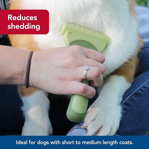 Coastal Pet - Safari - Shed Magic De-Shedding Tool for Dogs with Short to Medium Hair, No Color, Medium (6.25" L x 3.5" W) - Image 4