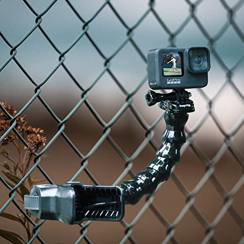 Suptig Jaws Flex Clamp Mount Gooseneck Mount for GoPro Hero 13 Hero 12 Hero 11 Hero 10 Hero 9 Hero 8 Hero 7 Hero 6 Hero 5 Hero 4 Session Hero 3+ Hero 3 Akaso EK7000 DJI osmo Arlo Action Camera. - Image 5