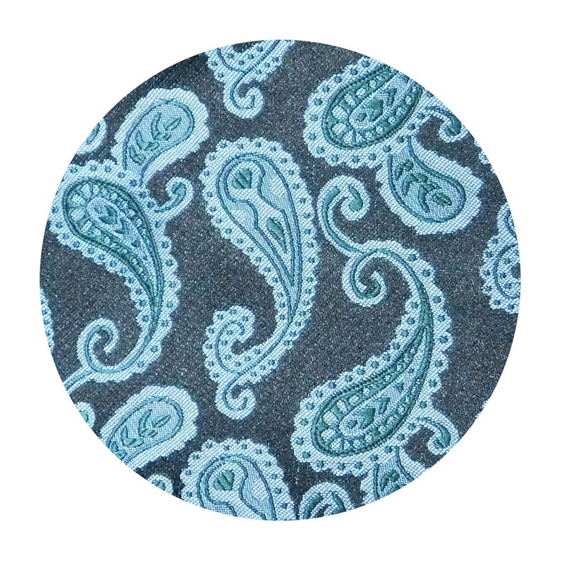 Riyasat -Cravat Ties for Men Paisley Cravat for Men Wedding Jacquard Woven Men,s Cravat Tie With Pocket Square - Image 3