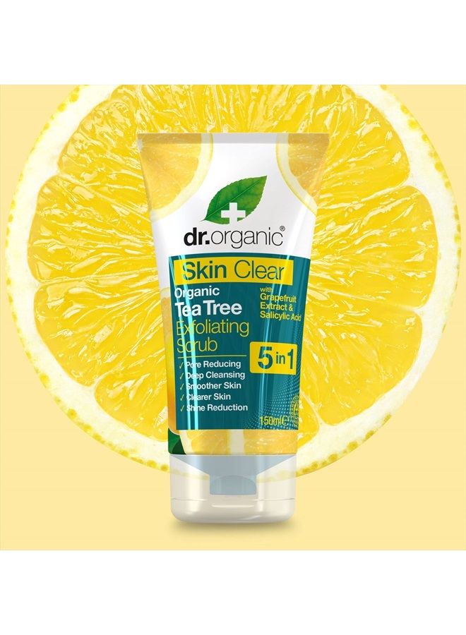 dr.organic Dr Organic SkinClear Exfoliating Face Scrub 150ml - Image 4