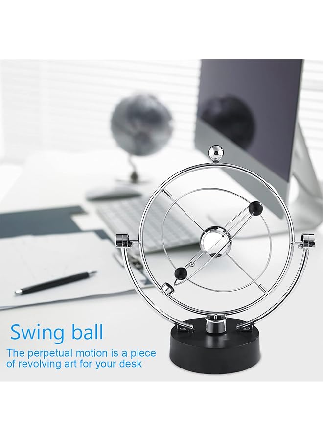 إيروريكس مجموعة كواكب النظام الشمسي، فن حركي، كويكب، حركة دائمة إلكترونية، كرات توازن، زينة مكتب، ديكور منزلي، هدية - Image 5