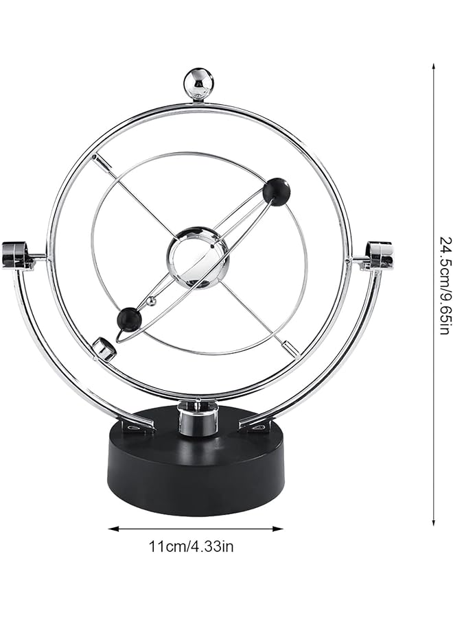 إيروريكس مجموعة كواكب النظام الشمسي، فن حركي، كويكب، حركة دائمة إلكترونية، كرات توازن، زينة مكتب، ديكور منزلي، هدية - Image 3