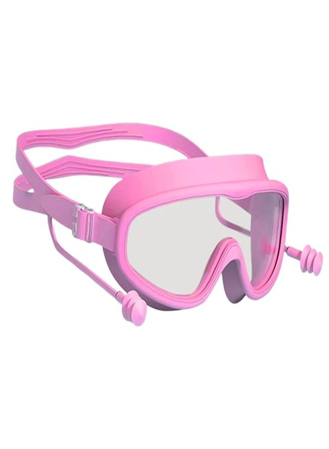 UDKI Kids Swimming Goggles with Ear Plugs | UV Shield with Clear Vision Glasses | Leakproof, Adjustable Silicone Swim Goggles | Boys Girls 3-16 Years Professional Swim Eyewear (001) - Image 1