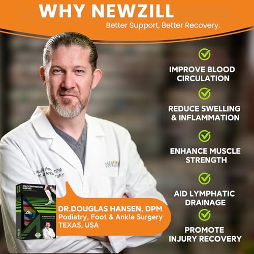 NEWZILL Calf Compression Sleeve for Men Women Footless Compression Socks for Shin Splint Relief Varicose Veins Leg Sleeve for Running Travel Nursing Fitness WhitePinkGreen 3Pairs SM - Image 5