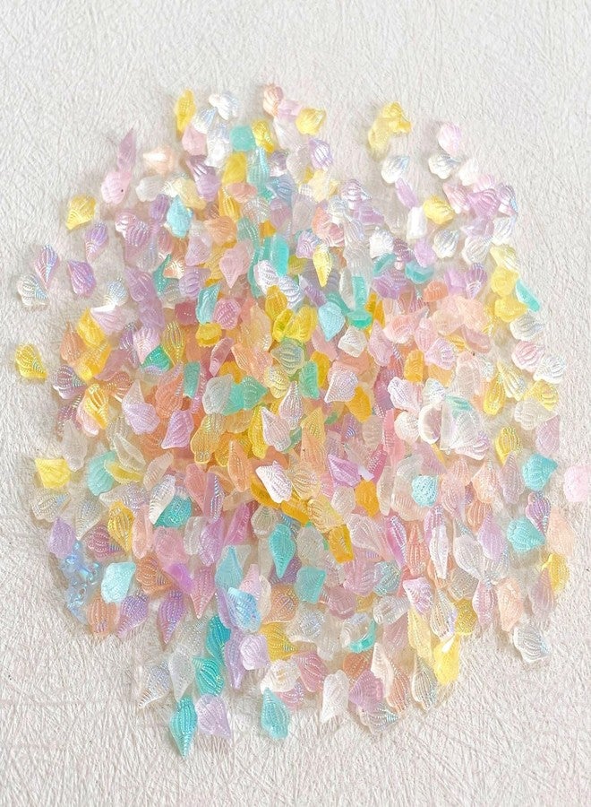 UCCASA 50Pcs Ocean Series Nail Charms 3D Resin Nail Art Supplies for Acrylic Nails Colorful Aurora Conch Nail Gems and Charms Kawaii Nail Charms Summer Nail Jewelry for Women DIY Nail Art Decoration - Image 2